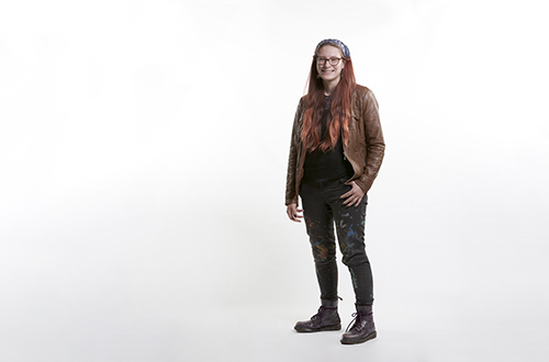 Masters student Katie Stewart