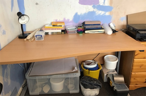 Joanna Lamoureux working space