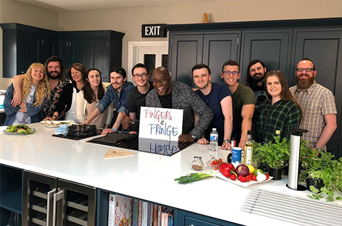 Fingers and Fringe production team