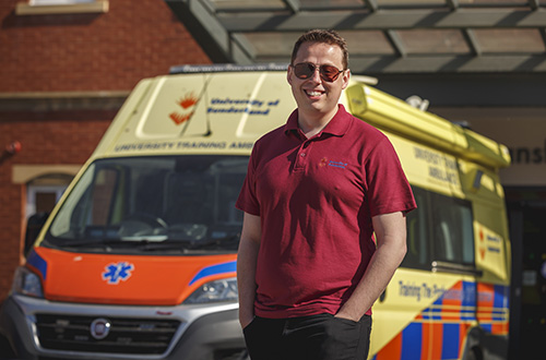 Stephen Hackles student paramedic