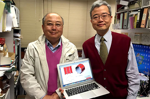 David Kwok and Prof. Yung of PolyU (Project Leader for the Sampler of Chang’e 5)