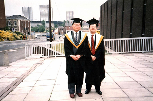 David Kwok with colleague in 2019
