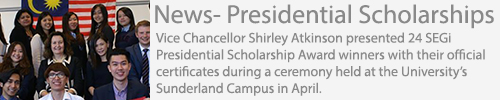 Presidential Scholarships Awards